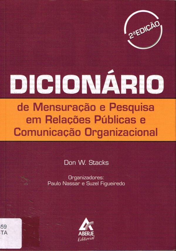 Dicionário de Mensuração e Pesquisa em Relações Públicas e Comunicação Organizacional